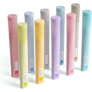 WRITECH Pastel Highlighters Assorted Colors: Soft Chisel Tip Bible Highlighter Marker Pens Pack Aesthetic Multi Colored Ink Extra Smooth No Bleed Smudge Smear for Highlighting Journaling Drawing 10ct
