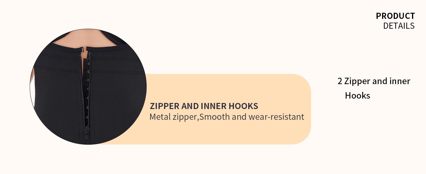 Women's Fajas Colombianas Shapewear Shapewear for Women  Postpartum Tummy Control Bodysuit Full Body Shaper for Women Body Butt Lifter Panties  Zipper Straps Thong Bodysuit