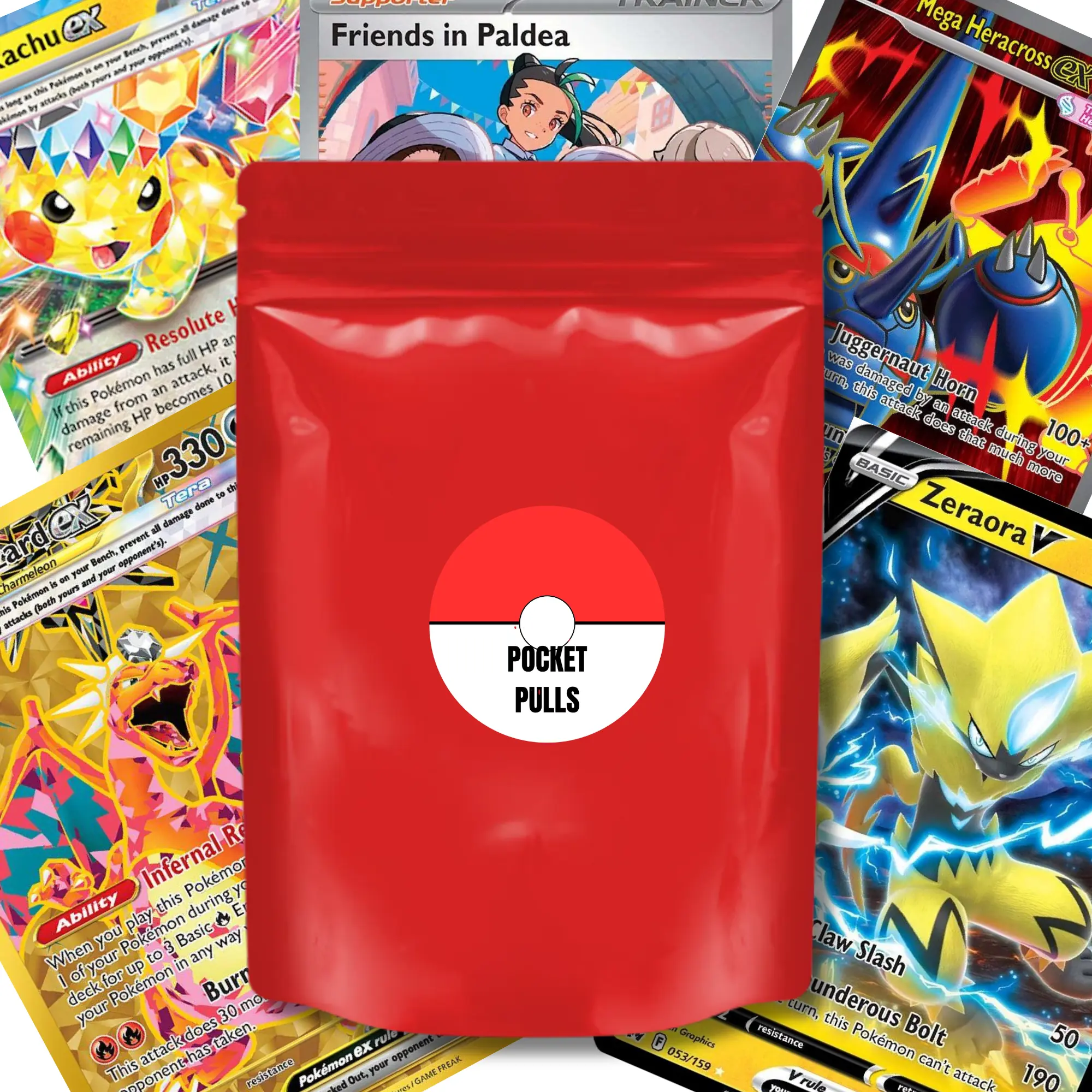Pokemon All Hits Bundle | 5 Guaranteed Ultra Rare Cards | English Only | No Duplicates