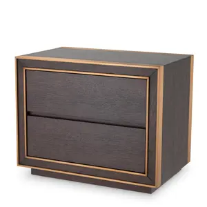 Eichholtz Artful Traditionalist Art Deco Rectangle Nightstand