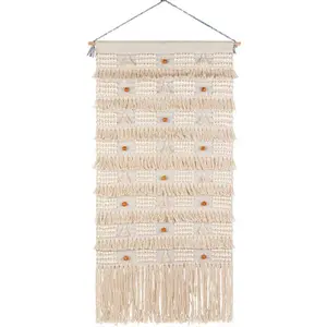 Helena Beaded Macrame Wall Hanging