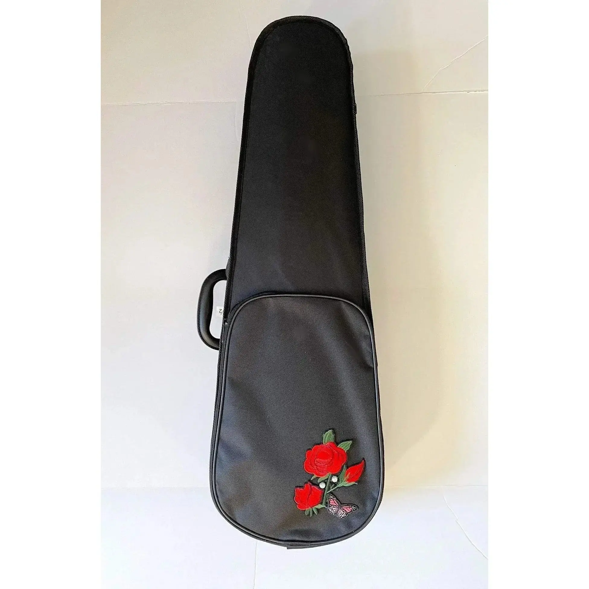 Rozanna's Butterfly Rose Violin Case | Ruby Roses, Butterfly & Faux Pearls