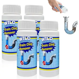 4 count  Tornado Pipe Dredge, Sink and Drain Cleaner ,  Clog Remover for Kitchen and Sink