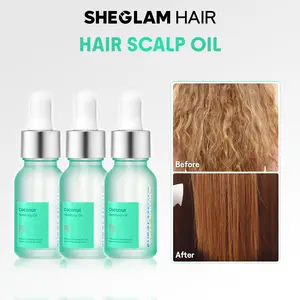 【live only】SHEGLAM HAIR RosemHair Care Esary Hair And Scalp Oil -15ml/0.5Fl Oz,Rosemary Hydrating Oil Serum,Balance Scalp Sebum,Soothe Dry Scalp,Increase Shine & Elasticity,Nourish Hair Follicles,Enriched With Rosemary Oil-Effortlessbeauty-Coachella