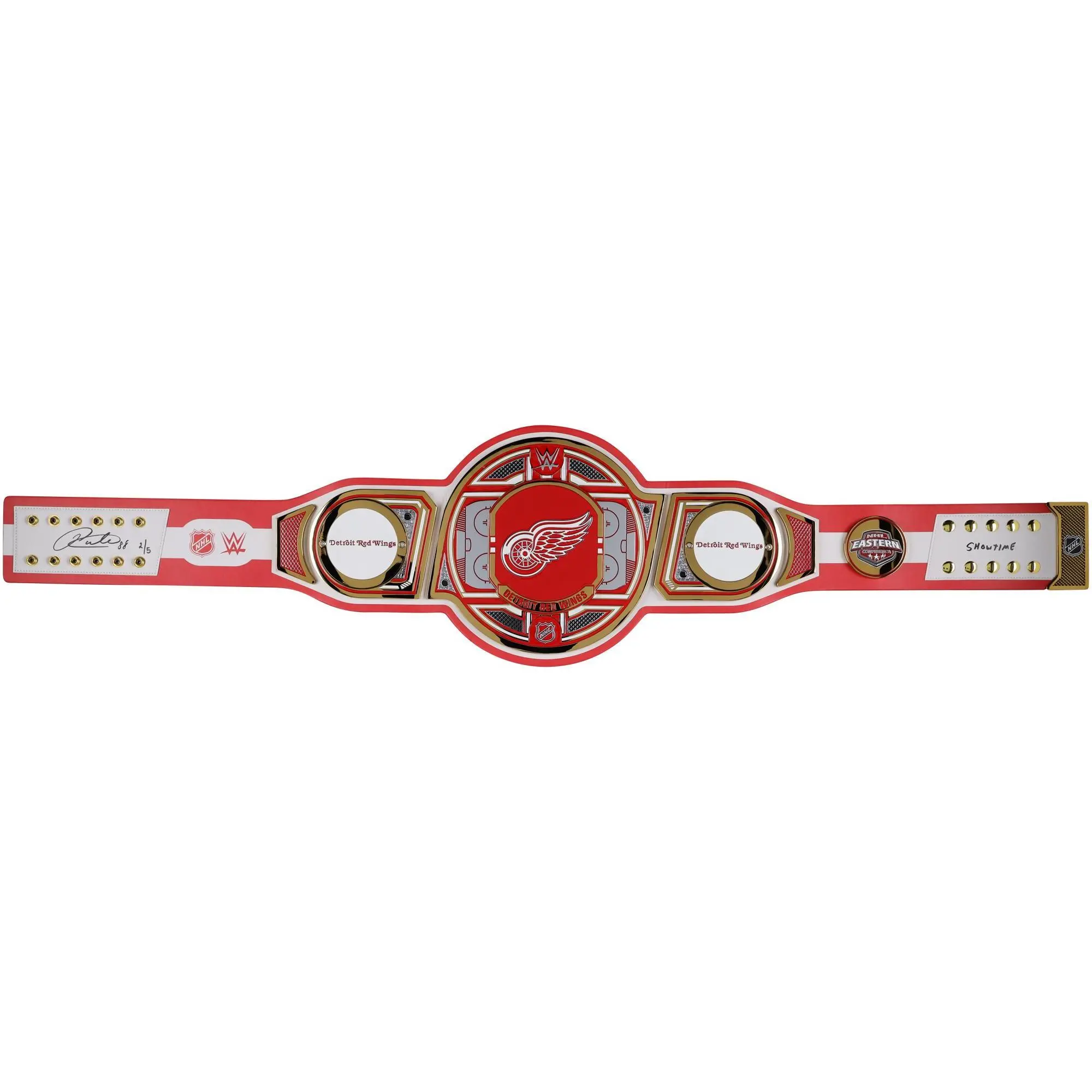 Patrick Kane Detroit Red Wings Autographed WWE Legacy Title Belt with "Showtime" Inscription - Limited Edition of 5 - Fanatics Authentic Certified