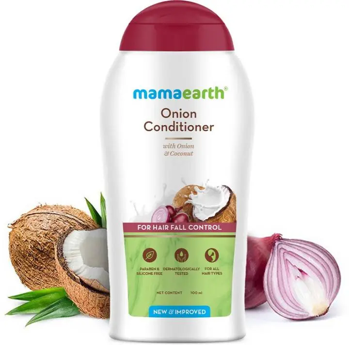 Mamaearth Onion Conditioner For Hair Fall Control Hydrating Haircare Coconut