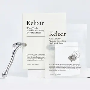 Kelixir White Truffle Sheet mask + 144-Microdot Roller
