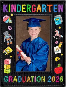 PETCEE Kindergarten Graduation Gifts - 2026 Kindergarten Graduation Picture Frame 4"X 6" Preschool Pre-K Graduation Photo Frame Gift for Boys Girls Kids Students Daughter Son Granddaughter Grandson