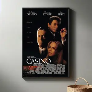 Casino Movie Posters | High Quality Canvas Print I 2024 Movie Poster | Modern Room Decorative Arts | Popular Film Gift