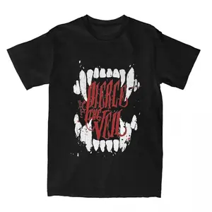'Band Pierce The Veil T Shirts Streetwear Versatile Short Sleeve Graphic Men Women Stylish Harajuku Vintage Unisex Tops' gym Halloween Tshirt gym shirts men's graphic tees streetwear graphic tee