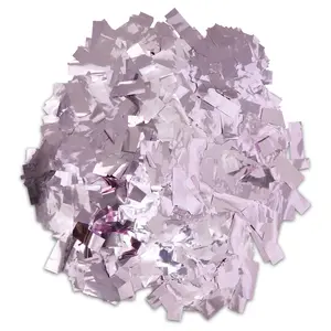Rectangle Pink Metallic Confetti – Premium Mylar Slow-Falling 1lb Loose Pack