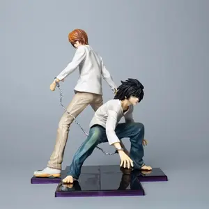 MegaHouse Death Note Light Figure Yagami Kami L Lawliet 24cm Anime PVC Action Figure Toy Game Statue Collection Model Doll Gift