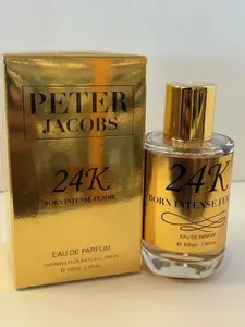 Peter Jacobs 24K Born Intense Femme Eau de Parfum 100ml Regular Edition Spray for Women in Sealed Box Warm Sweet Inspiring Dreamy Fragrance