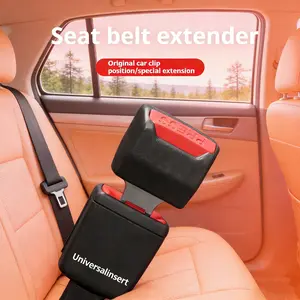 Universal Car Seat Belt Clip Holder for Back Seat Easy Access Buckle Lock Non Rattle Durable Safety Belt Fixer Vehicle Accessories Most Models Compatible