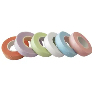 6 Rolls Eyelash Tape,Eyelash Extension Tape,Breathable Micropore Fabric Tape,Adhesive Fabric Eyelash Extension Tape, Skin Eyelash Extensions Supplies 10 m/10.93 Yard Each Roll. Makeup Cosmetic