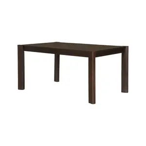 Expandable Farmhouse Modern Solid Wood Dining Table – Space-Saving Design in Walnut(59" to 73" )