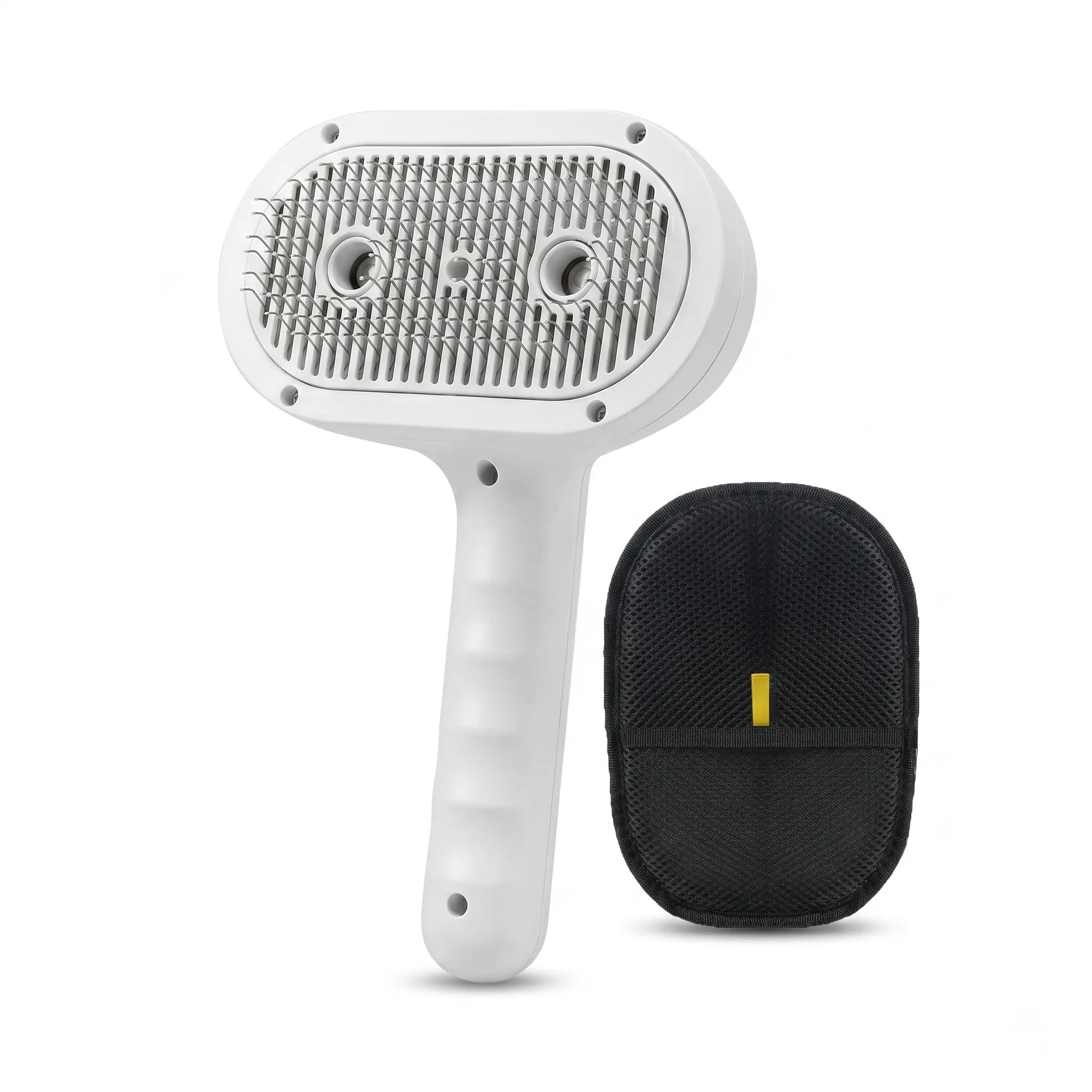 Pet spray hair removal comb Plus Pet Deshedding Glove, one button hair removal comb, spray odor removal, cat brush, dog beauty brush sleek ez