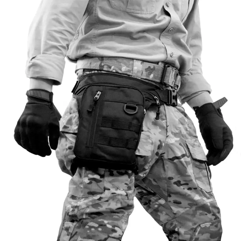 Outdoor Cycling Leg Bag, Multifunctional Leg Bag, Climbing Bag, Motorcycle Bag, Casual Sling Bag, Sports Waist Bag, Waist Slip Pocket for Men