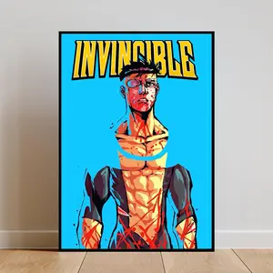Invincible Poster - High-Quality Poster Print Canvas with Unique Designs - Available in Various Sizes - Premium Print Quality Paper