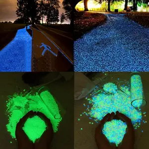 4050pcs/100g Luminous Stones, Glow in the Dark Rocks for Garden Decoration, Outdoor Yard Lawn Path Pebble, Decorative Pebbles