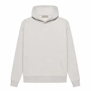 LIGHT OATMEAL HOODIE HALF SIZE OVERSIZED 192BT212112F
