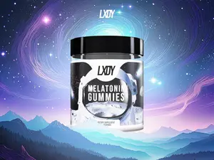 LXDY 7mg Melatonin Gummies, Sleep Support, Melatonin Supplements for Sleeping, 60 Grape-Flavored Gummies, 30 Day Supply Edible Dietary