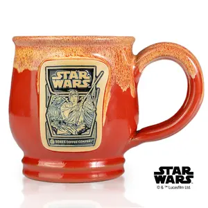 Bones Coffee Company | Twin Sun Tiramisu Handthrown Ceramic Coffee Mug 12-14oz Paprika Glaze Bones Coffee Company | Twin Sun Tiramisu Handthrown Ceramic Coffee Mug 12-14oz Paprika Glaze