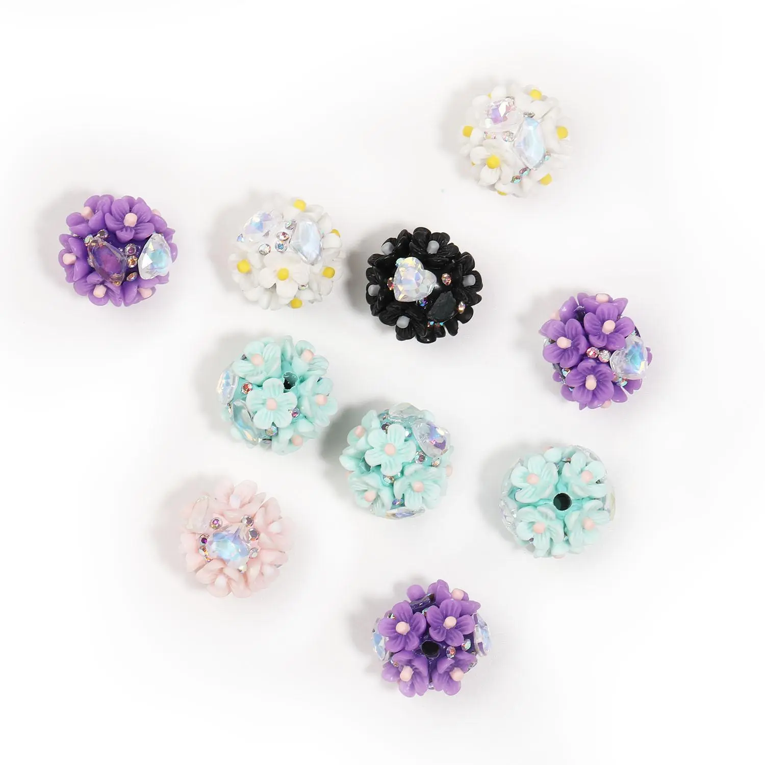 ZY2008015 10PCS Flower ball