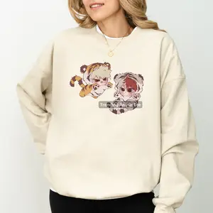 Cute Kacchan x Shoto Cosplay Tiger Shirt, Bakugo Todoroki Cute Sweatshirt, MHA Shirt, Gift for Fans, For Men, For Wome