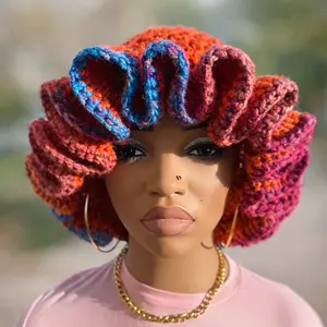 Luxury Crochet Ruffle Bucket Hat (Made to Order)