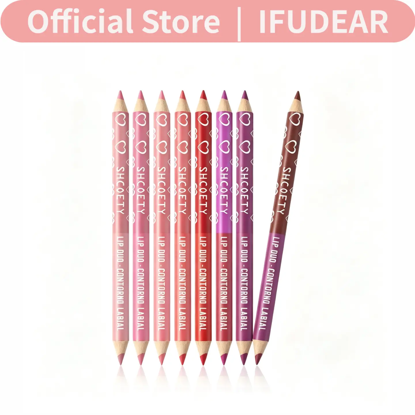 Waterproof Lip Liner Set, 6pcs/set Matte Lip Liner Kit, Easy-Coloring Lip Liner Pencils Suitable for All Occasion, Makeup Products for Girls and Women, Tinted Lip Liner, Lipliner