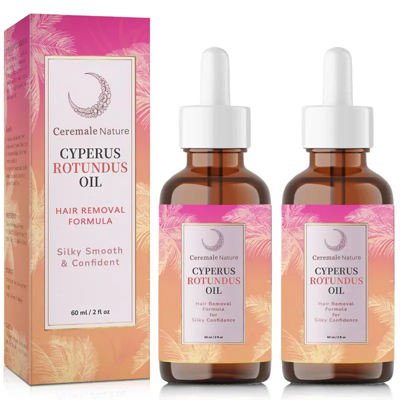 Caramela Beauty Cyperus Rotundus Oil forNatural Permanent Hair Reduction,mild and non-irritating Body Care Wax,Moisturizing & Soothing for Bikini Area gentle