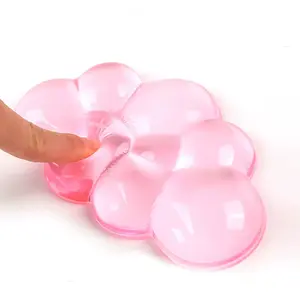 Mouse Pad Wrist Anti slip Silicone Transparent Wrist& Brace Support Mat Memory Wrist Mouse Pad Computer  HRUEDA