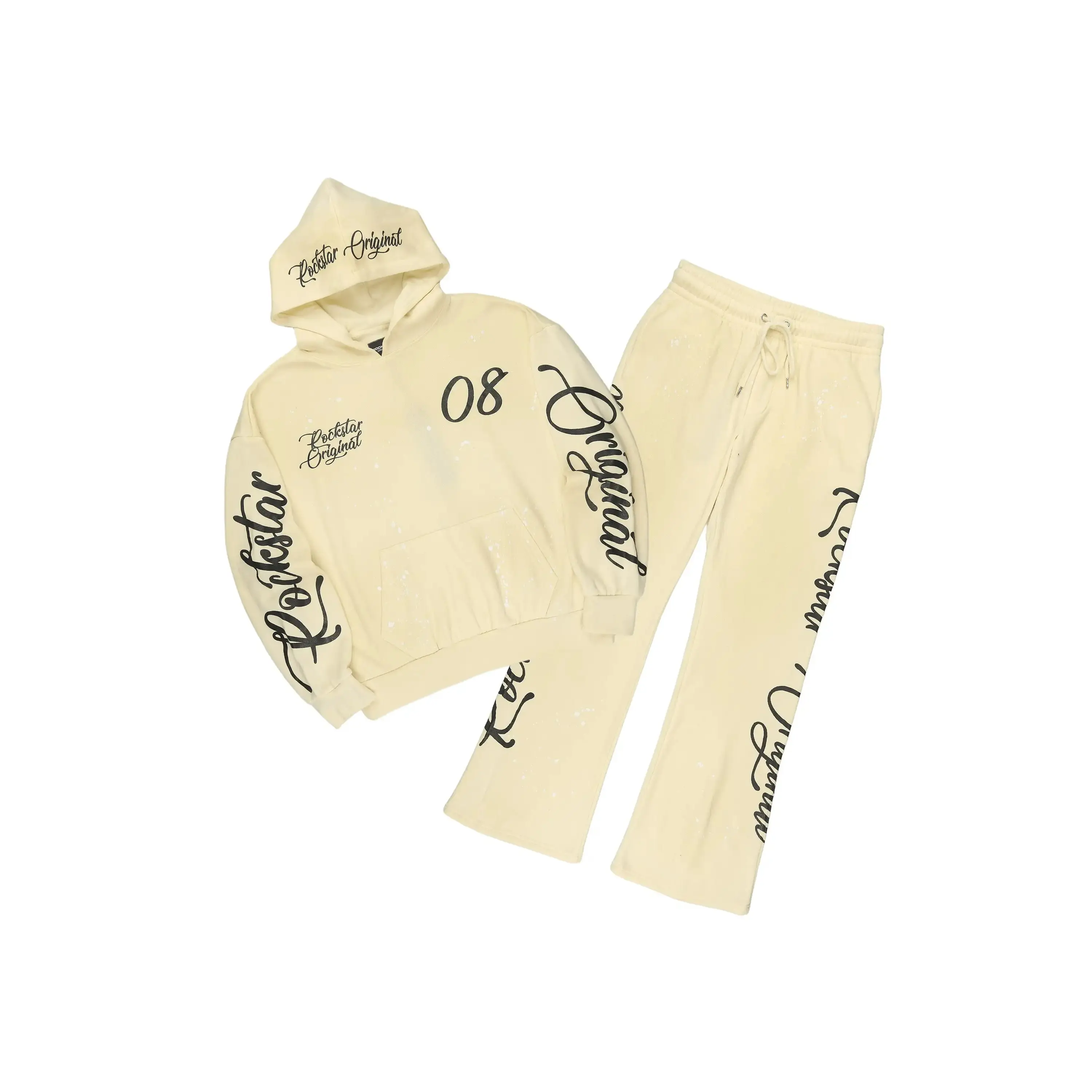 Hanif 2.0 Vintage Sand Hoodie/ Relaxed Pant Track Set Hanif 2.0 Vintage Sand Hoodie/ Relaxed Pant Track Set