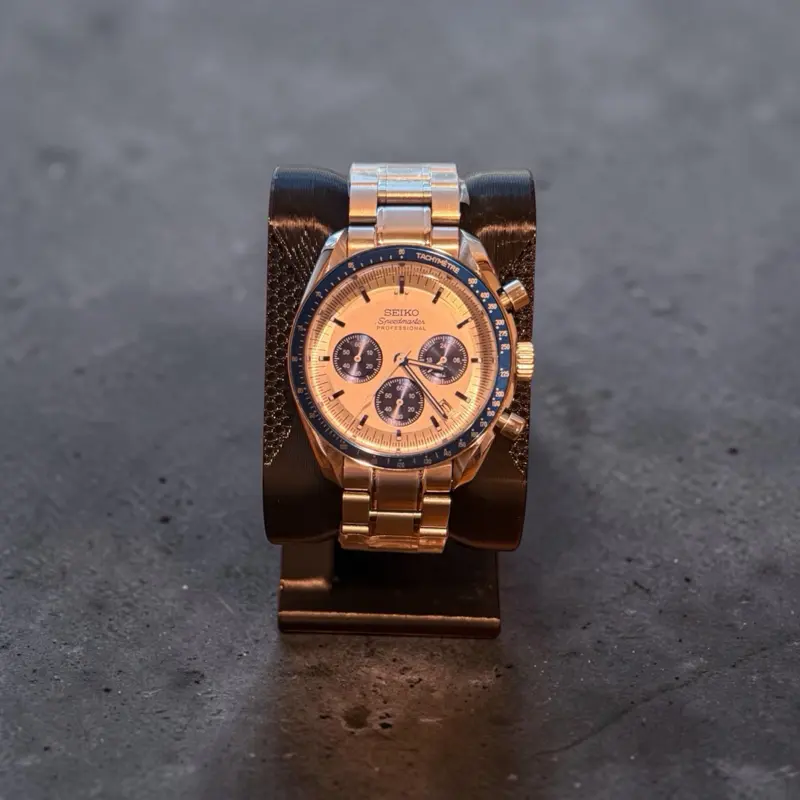 Custom Mod Watch - White & Blue Speed
