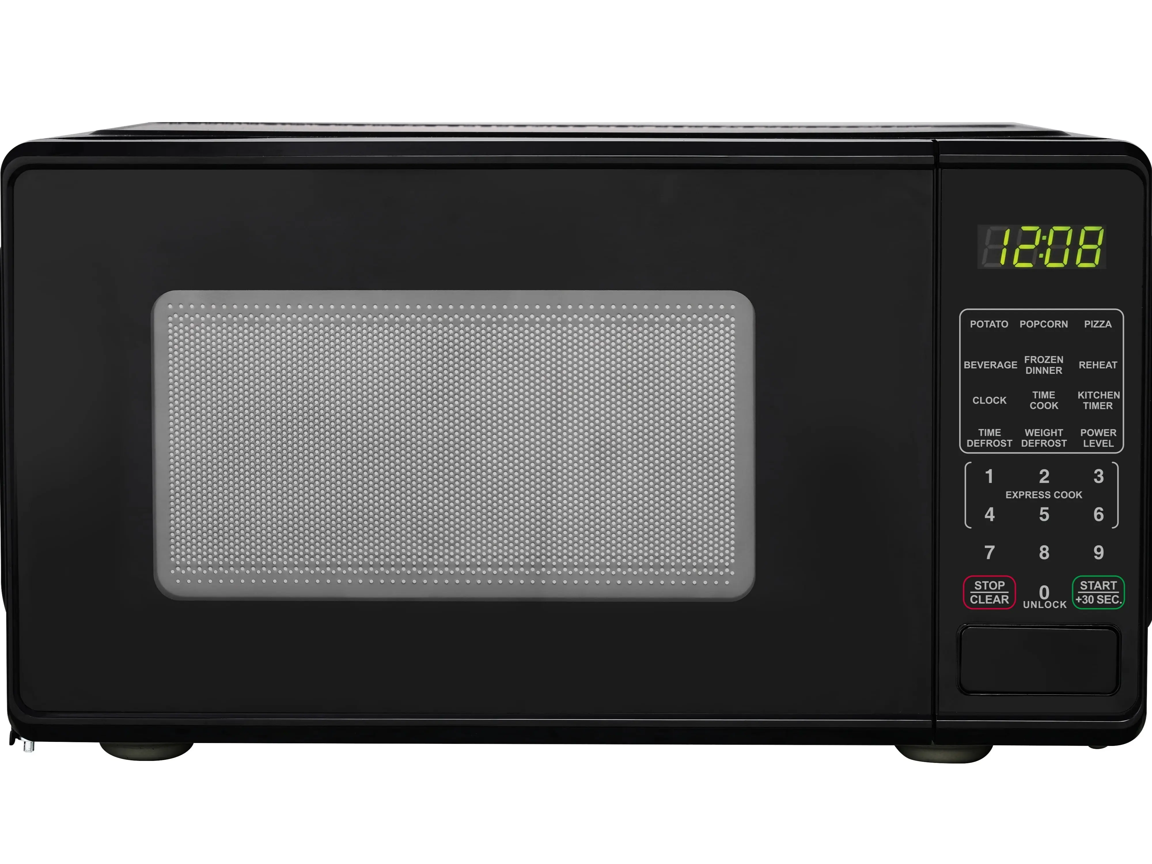 Mainstays 0.7 Cu ft Countertop Microwave Oven, 700 Watts, Black