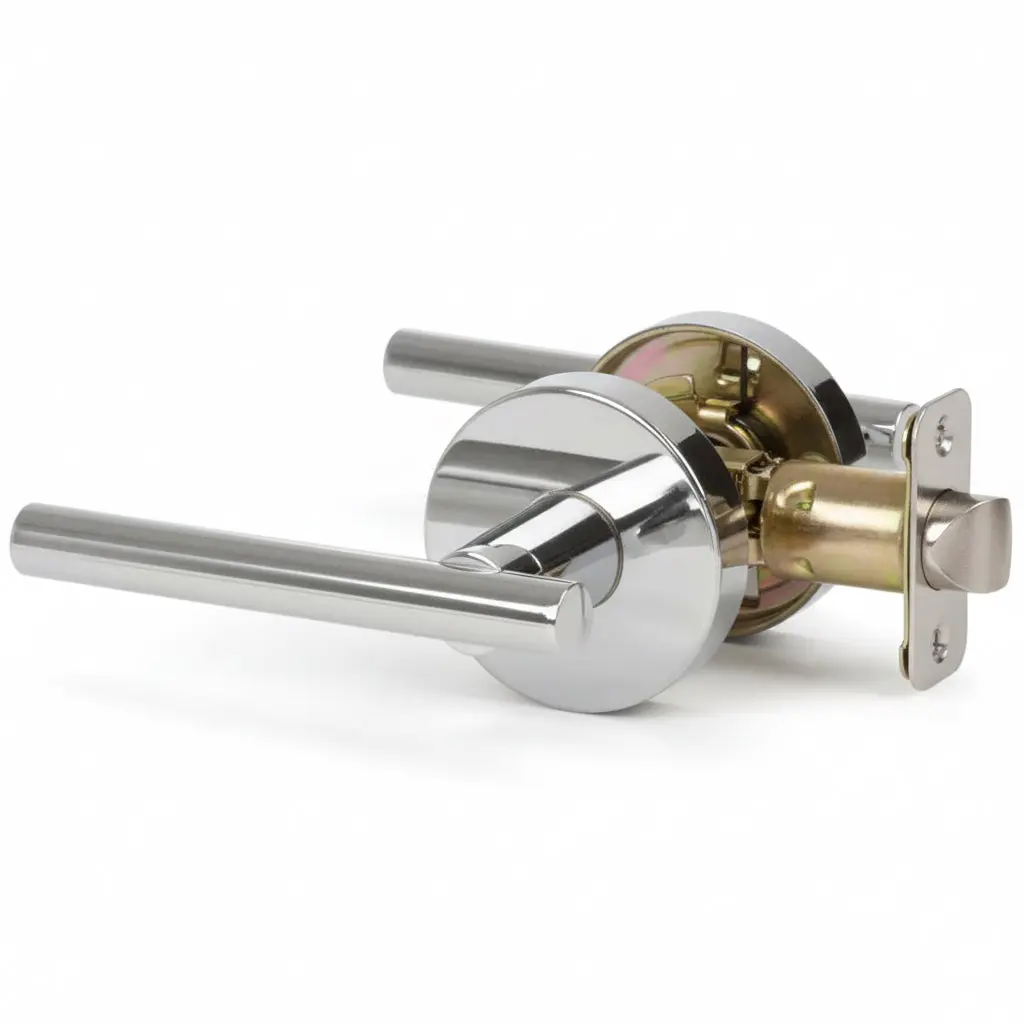 Kain Design Polished Chrome Privacy Door Lever