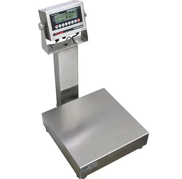 Optima Scale OP-915SS-1818-400 400 lbs Stainless Steel Washdown Bench Scale
