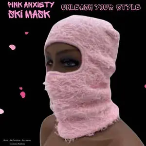 Soft Pink Anxiety Ski Mask for Outdoor Activities