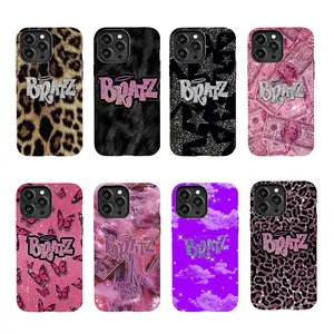 Bratz Leopard Print Phone Case — Drop-Resistant & Stylish | Suitable for iPhone 17–11 Pro Max/Plus and Samsung Galaxy S23–25