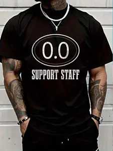 100% Cotton Marathon Support Staff 0 0 Funny Marathoner Runner T-Shirt Women's Men's Graphic Tee Crew Neck summer vacation Tops