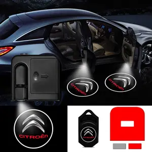 Citroen Logo Welcome Light, LED Projection Decor, Auto Door Open Instantly, Night Visibility Boost, Must-Have Car Modification Accessory