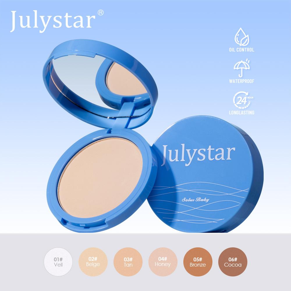Long-Lasting Oil Control Concealer Powder, Waterproof Lightweight Natural Makeup Finish, Covers Facial Imperfections and Blemishes, Setting Powder for Flawless Look, Ideal for Daily Wear and On-the-Go Touch-Ups