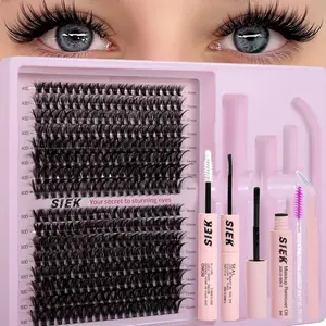 magozg Lash Clusters Kit | Reusable Wispy False Eyelashes for Natural & Dramatic Looks | Hypoallergenic Synthetic Lashes for All Eye Shapes | Party, Daily Wear & Special Occasions30+40