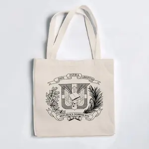 Republica Dominicana Reusable Lightweight Polyester Tote Bag