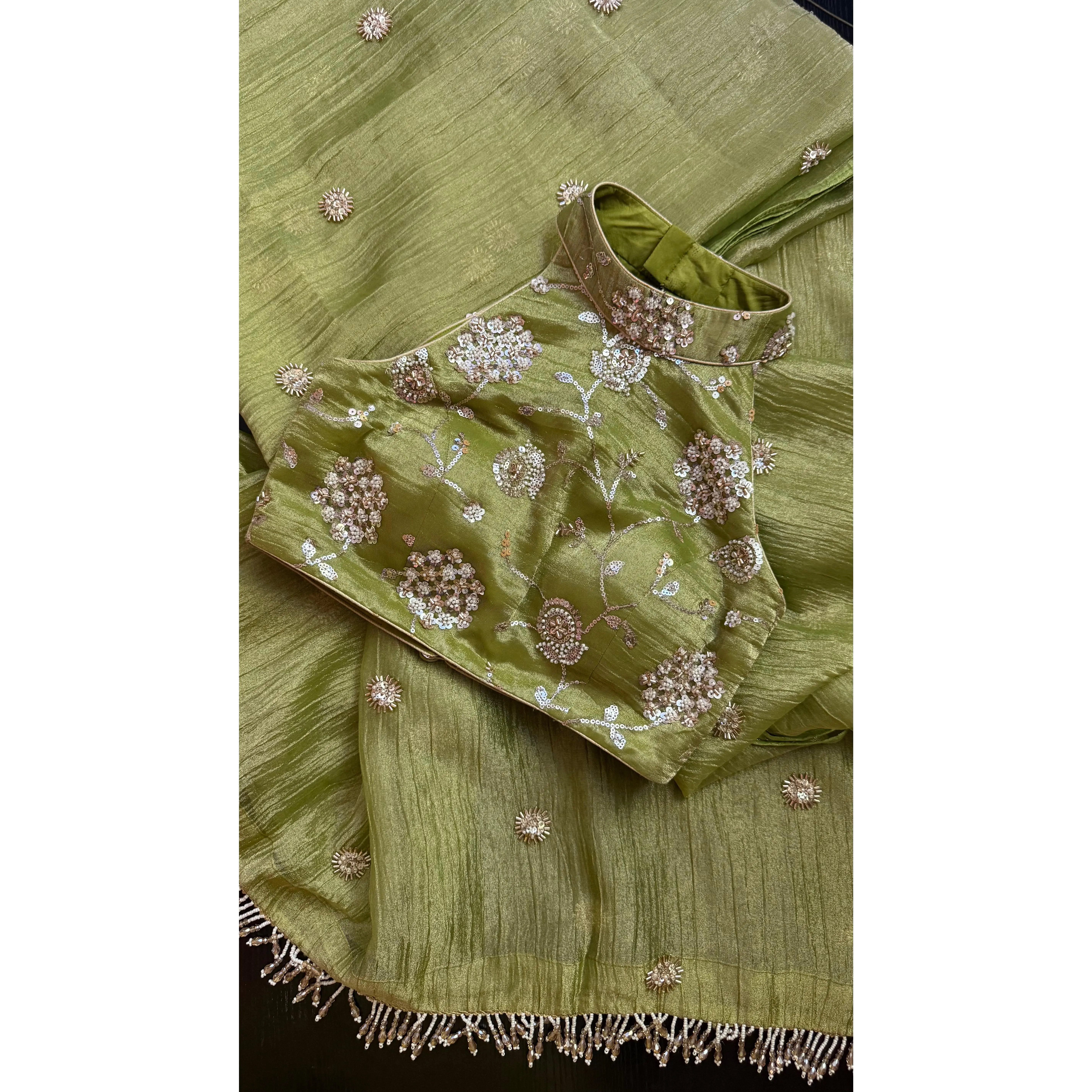 ANAIDA Tissue Saree