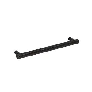 Vintage Black Iron Cabinet Pulls – Hammered Farmhouse Hardware