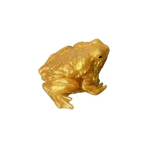 1Pc Random Color Frog Squishy Toy, Realistic Green Yellow Silicone Toad Slow Rising Mochi Fidget Toy, Portable Aesthetic Desk Decor for Teens Adults, Cute Novelty Gift, Matches Heart Pop Keychain Party Pack