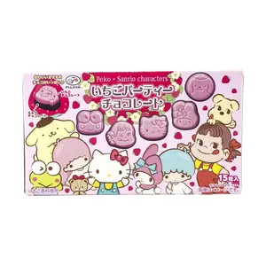 FUJIYA Japanese Strawberry Party Chocolate 40g - Delicious Treat for All Occasions