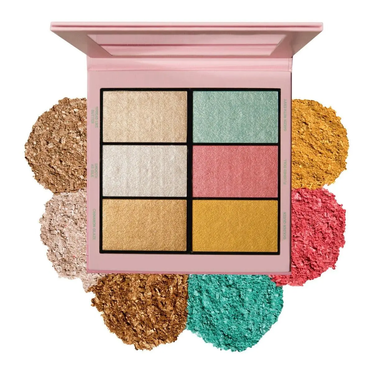 KimChi Chic Beauty Drama Queen Cosmetics Highlighter and Blush Palette - 6 Shimmery Colors for Flawless Makeup Glow KimChi Chic Beauty Drama Queen Cosmetics Highlighter and Blush Palette - 6 Shimmery Colors for Flawless Makeup Glow